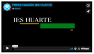 Vídeo presentación del IES Huarte
